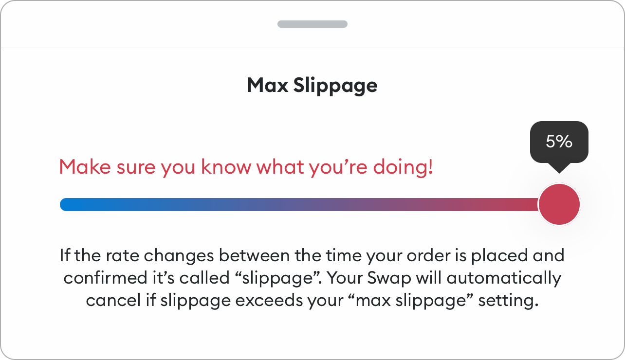 MetaMask user guide_swaps
slippage