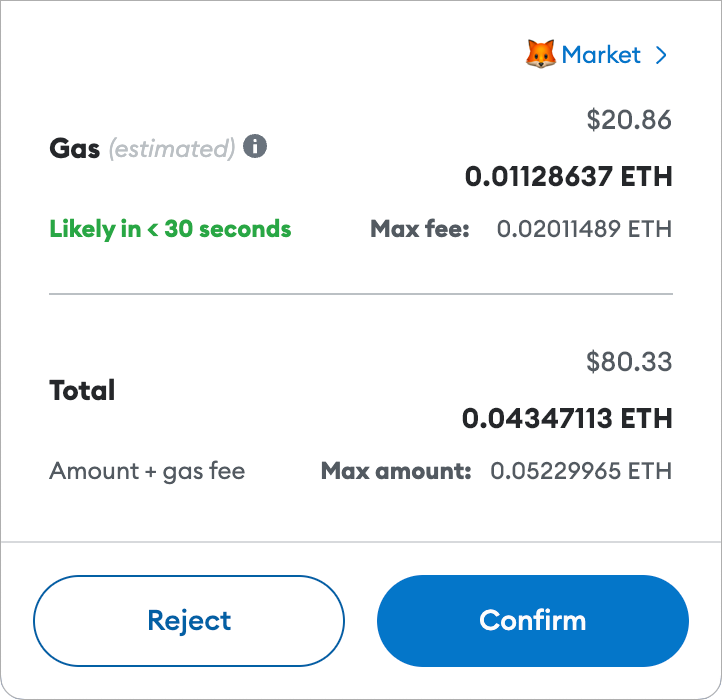 MetaMask transaction
approve