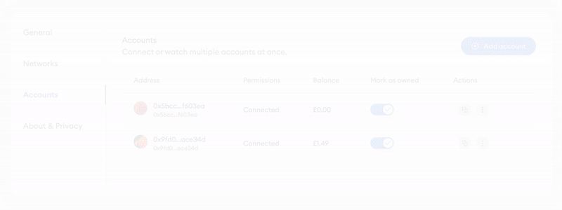MetaMask Portfolio remove
account