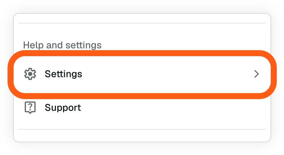 MetaMask extension locate settings menu