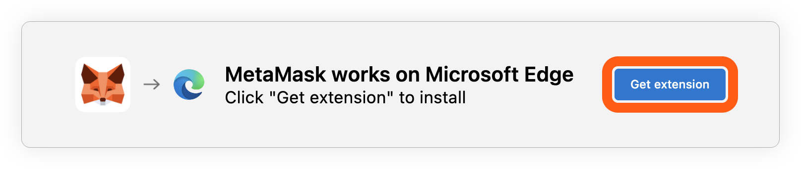 Microsoft Edge add MetaMask extension
