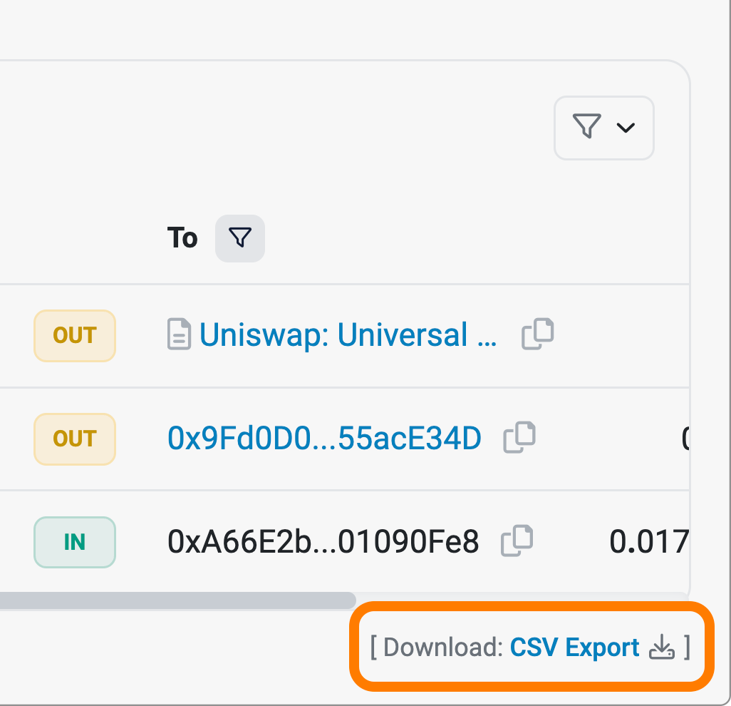Reconciling and keeping track of your accounts
CSV