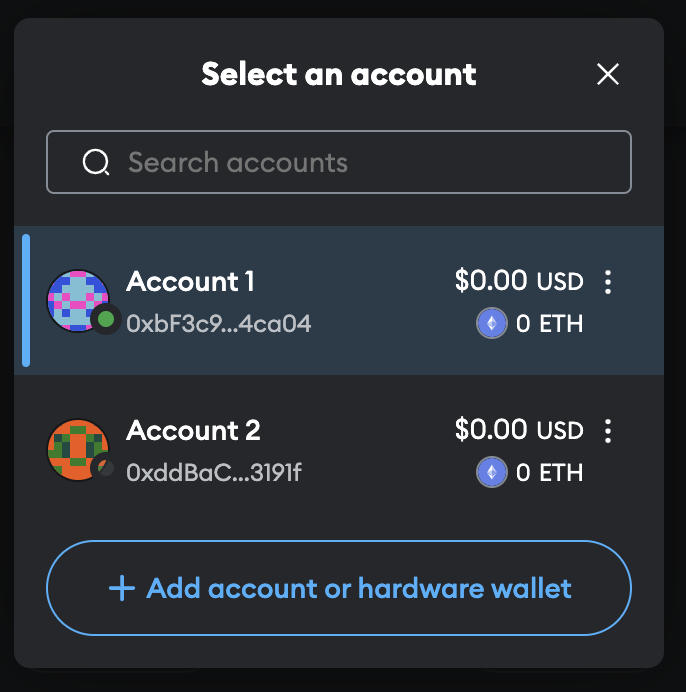 Add account