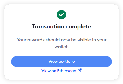 MetaMask staking