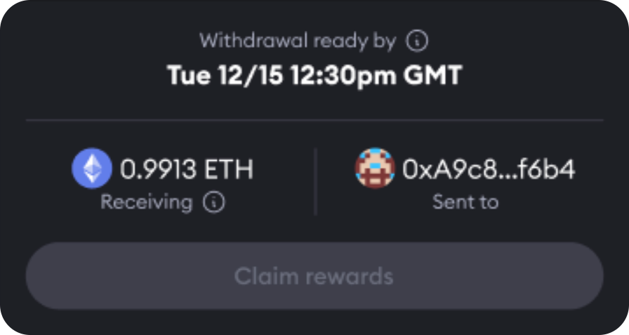 MetaMask staking withdraw
lido