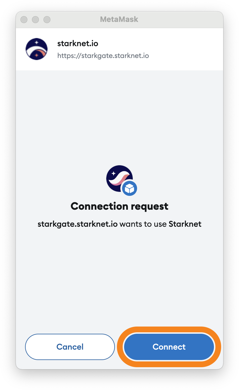 Connection request