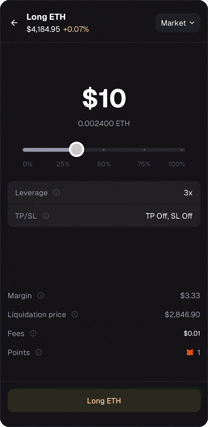 MetaMask Mobile perps set adjust leverage
