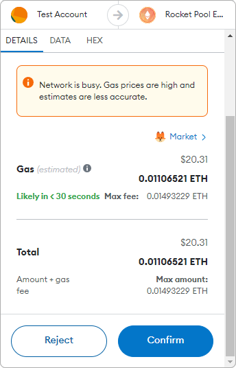 MetaMask staking