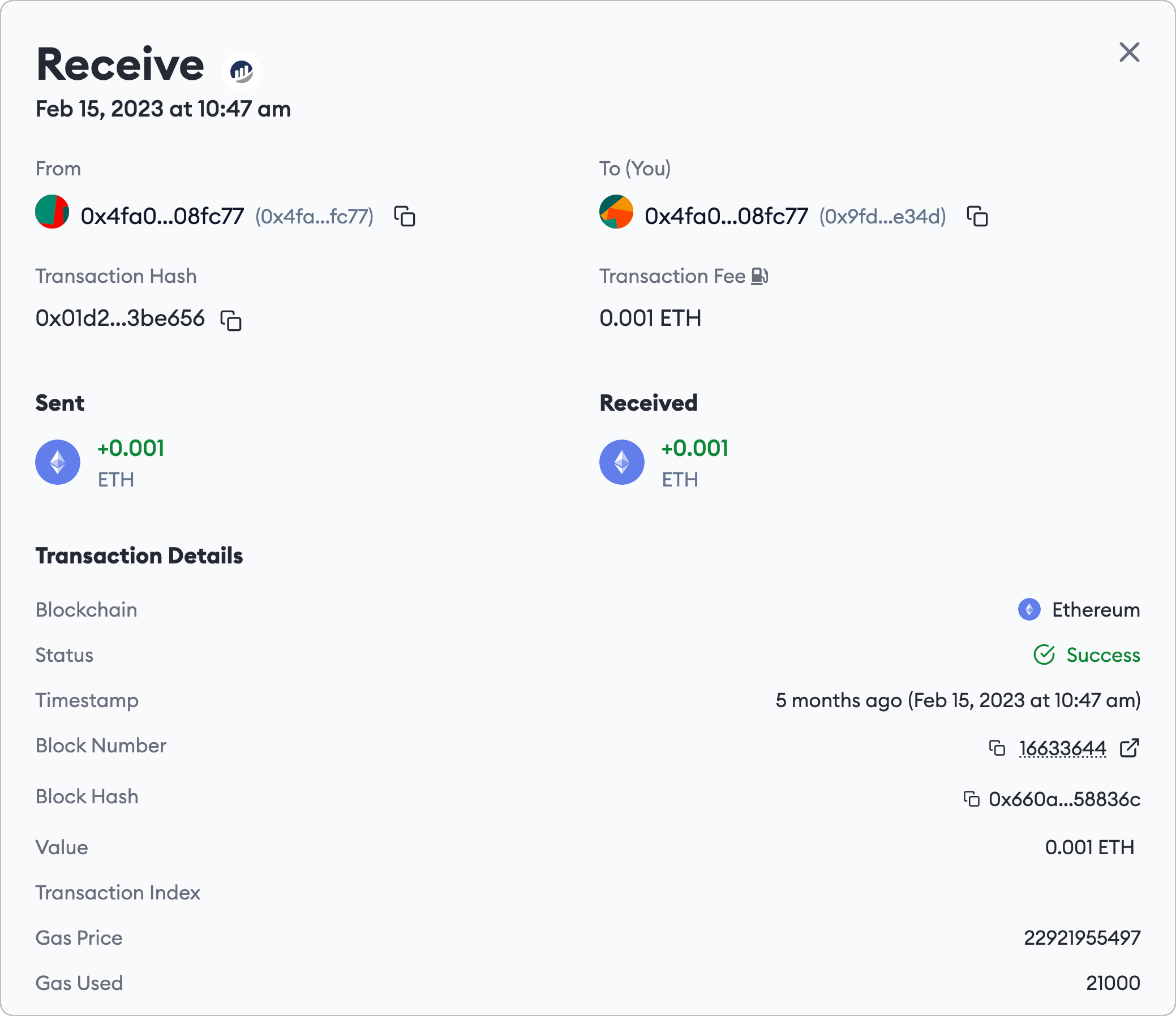 MetaMask view transaction activity
portfolio