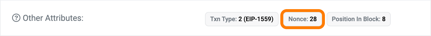MetaMask find transaction nonce
etherscan